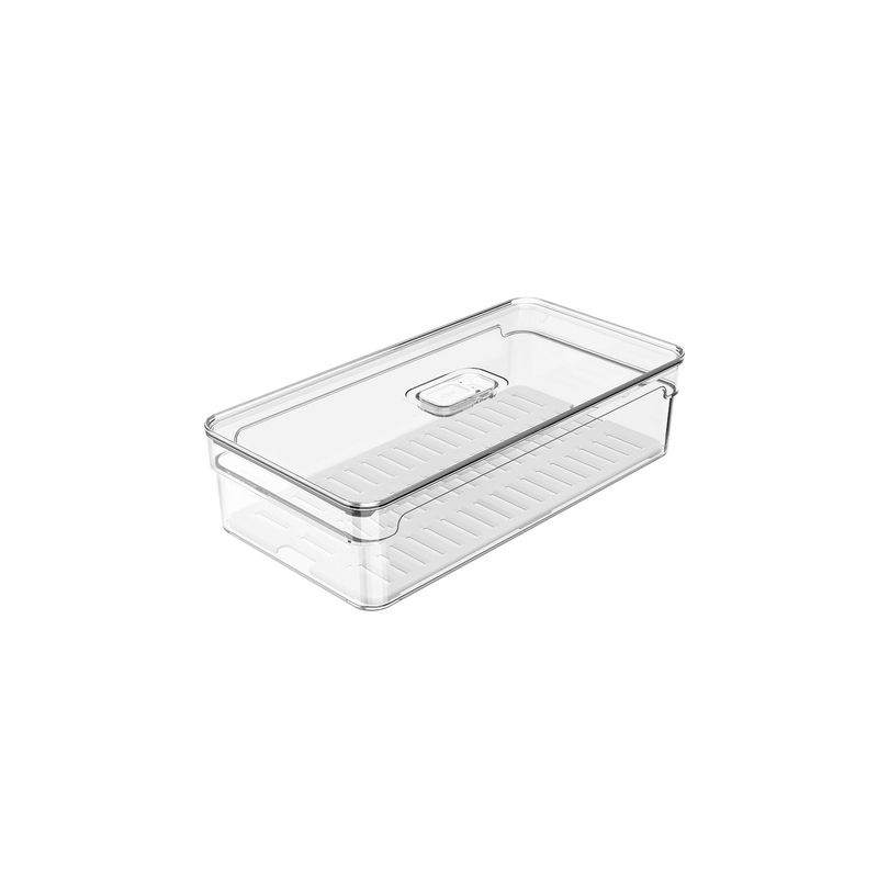 Organizador-De-Galadeira-Com-Tampa-Clear-Fresh-30-x-15-x-7cm-Ou