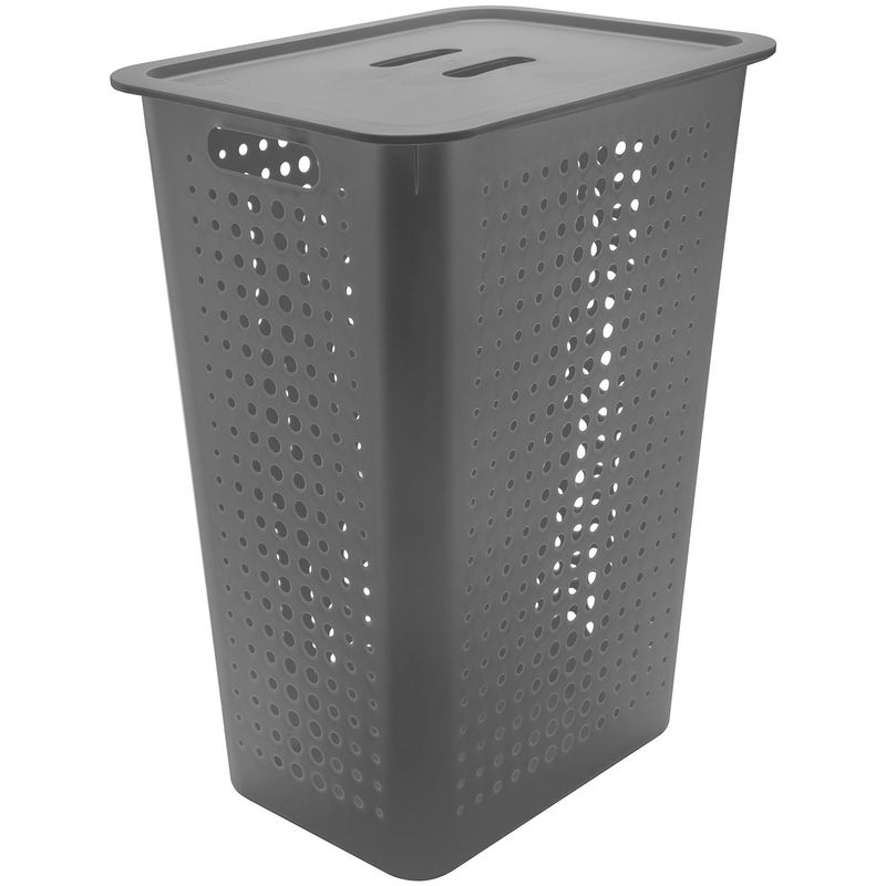 Cesta-De-Roupas-Com-Tampa-47-Litros-41-x-31-x-55cm-Chumbo