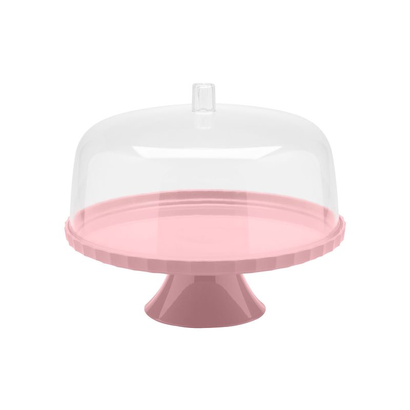 Boleira-Festa-30-cm-Com-Pe-Ou-rosa-quartz