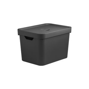 Caixa Organizadora Cube 18 Litros Com Tampa 36 x 27 x 24,5cm